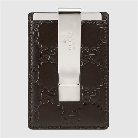 gucci yorkdale money clips|gucci black leather clip.